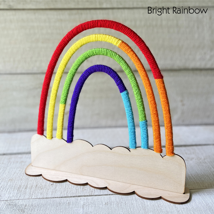 Large Personalized Rainbow Craft + Stand