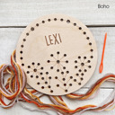 Boho Wooden Flower Door Hanger - Personalized Yarn Craft Kit