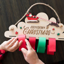  Countdown to Christmas - Paper Chain Painting Craft Kit for Kids & Adults