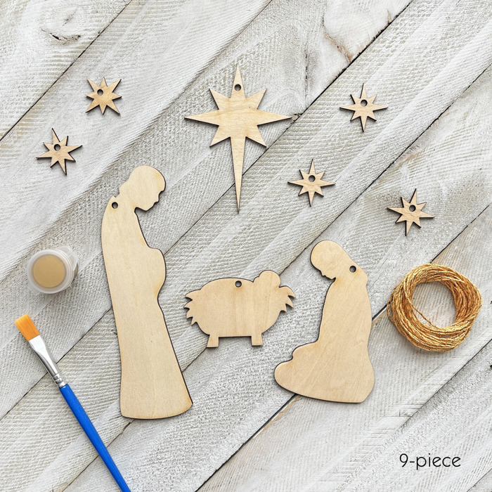 Nativity Hanging Mobile Craft Kit - DIY Christmas Decor