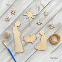  Nativity Hanging Mobile Craft Kit - DIY Christmas Decor