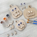  Halloween Pumpkin Decorating Craft - Paint and Brushes Included