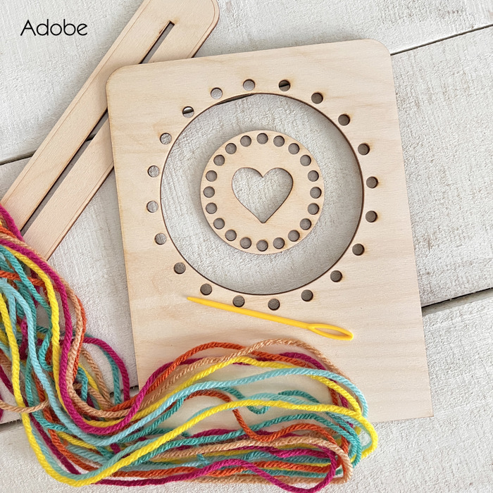 Personalized Heart Sign Craft Kit – Nursery Decor, Gifting, Kids Sewing Project