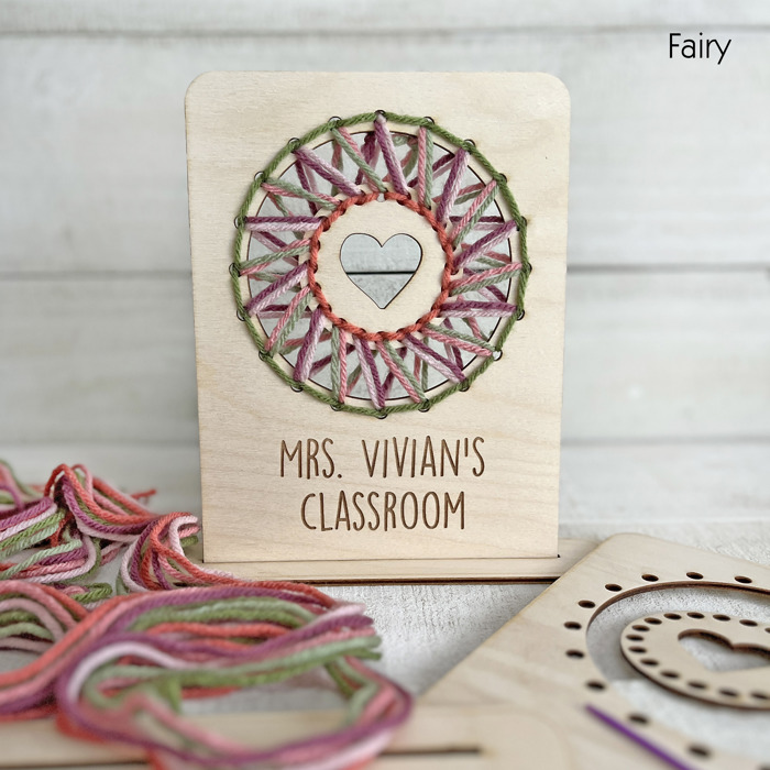 Personalized Heart Sign Craft Kit – Nursery Decor, Gifting, Kids Sewing Project