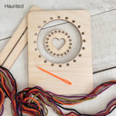 Haunted Personalized Heart Sign Craft Kit – Nursery Decor, Gifting, Kids Sewing Project