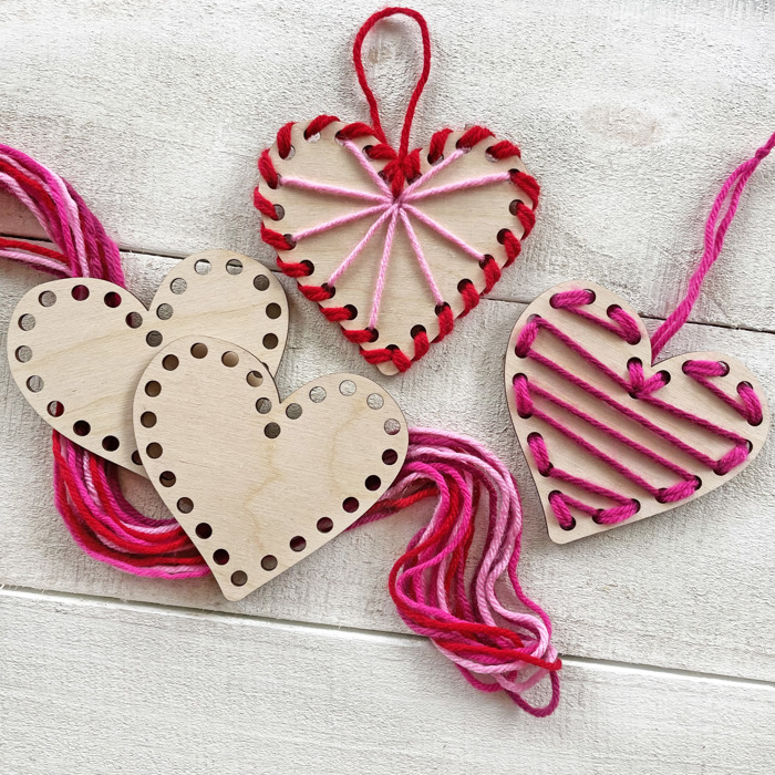  Colorful Heart Sewing Craft – Individually Packaged for Valentine's Day