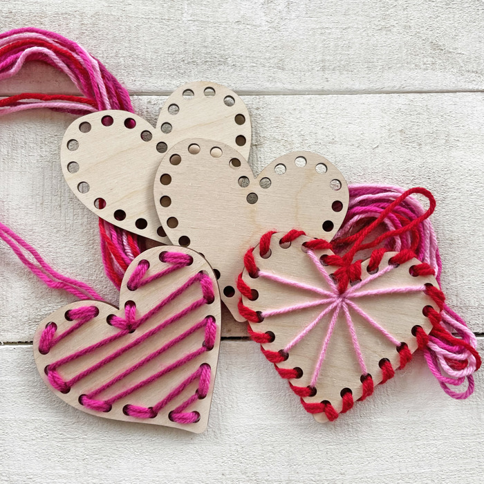  Colorful Heart Sewing Craft – Individually Packaged for Valentine's Day