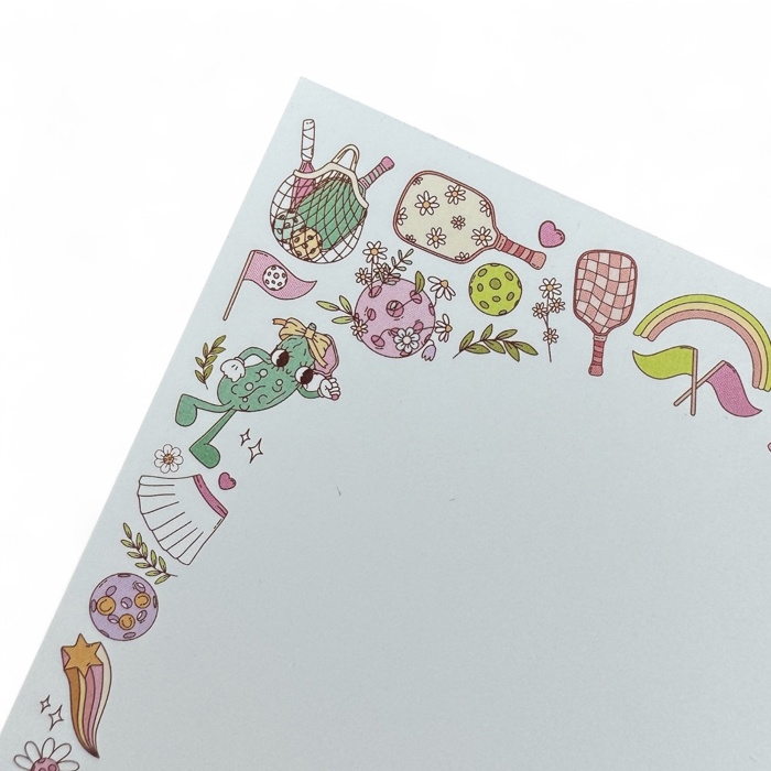 Funky Pickleball 5x7” Notepad