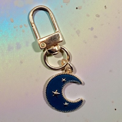 Blue Moon Keychain and Bag Charm