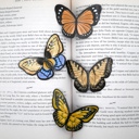  Magnetic Butterfly & Moth Bookmarks (Set of 3)