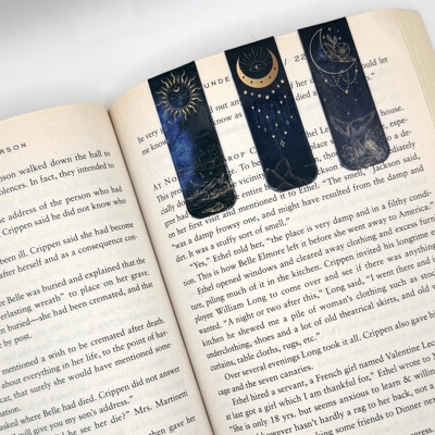 Celestial Astrology Magnetic Bookmarks (Set of 3)