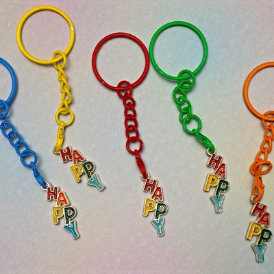 Happy Charm Keychain and Bag Charm