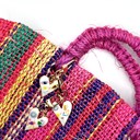  Artistic Colorful Heart Keychain & Bag Charm