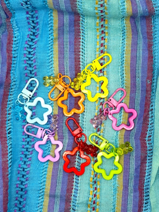 Acrylic Gummy Bear & Star Keychain and Bag Charm