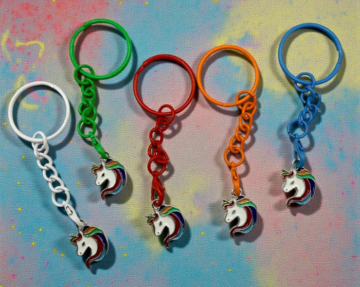 Whimsical Unicorn Bag Charm & Keychain