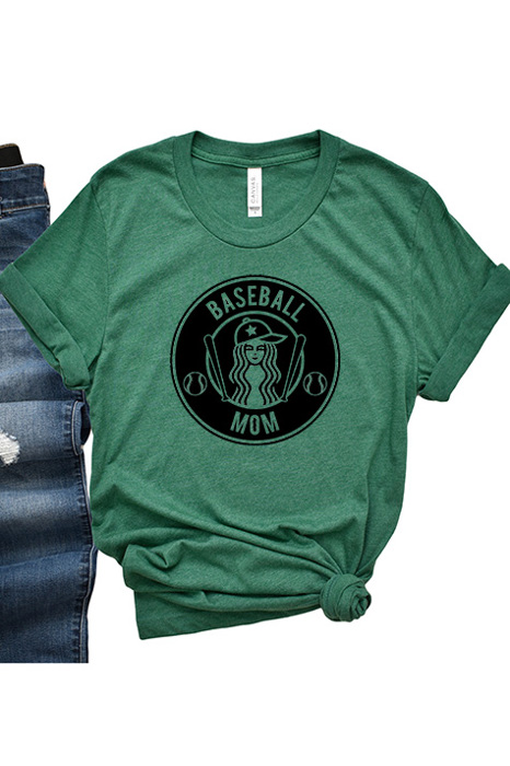 Baseball Mom Graphic Tee, Bella Canvas, Baseball Shirt, Mom Shirt