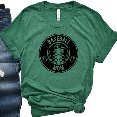 Baseball Mom Graphic Tee, Bella Canvas, Baseball Shirt, Mom Shirt