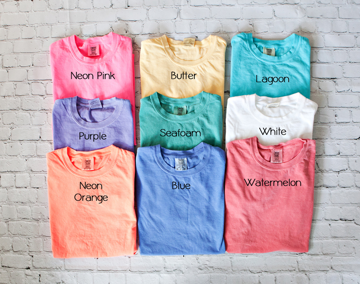Popular Garment Dyed Tee, Comfort Color, Oversized