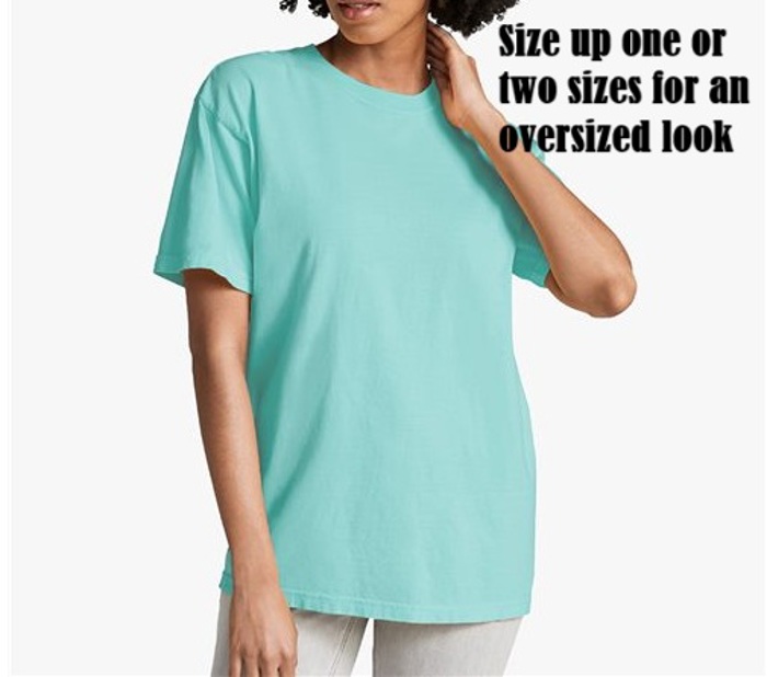 Popular Garment Dyed Tee, Comfort Color, Oversized