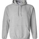 Small Heather Gray Eagles Mascot Hoodie, 