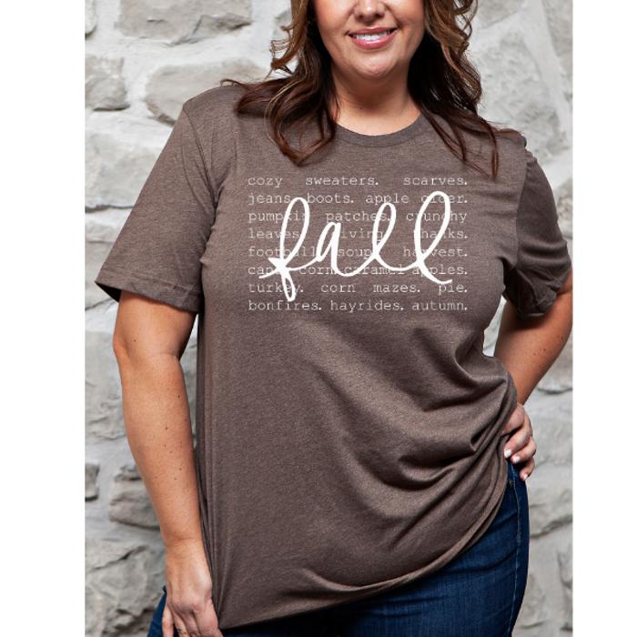 Fall Graphic Tee, Autumn Shirt, Fall Shirt