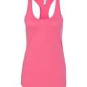 Small Hot Pink Beach Life Tank, Summer Tank, Racerback Tank