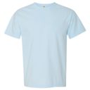 Small Chambray Coffee & Dogs Oversized Tee, Comfort Color Shirt