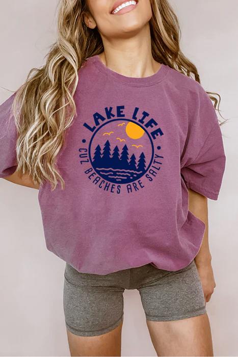 Lake Life Comfort Color Tee