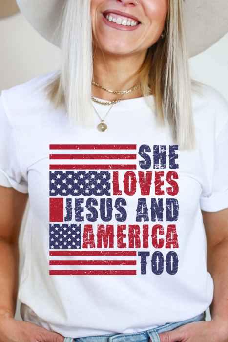Loves Jesus And America