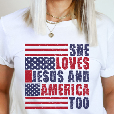 Loves Jesus And America