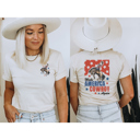  Make America Cowboy Graphic Tee, Bella Canvas Tee