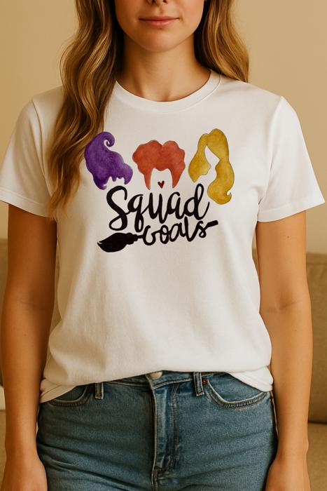 Squad Goals Graphic Tee, Halloween Shirt