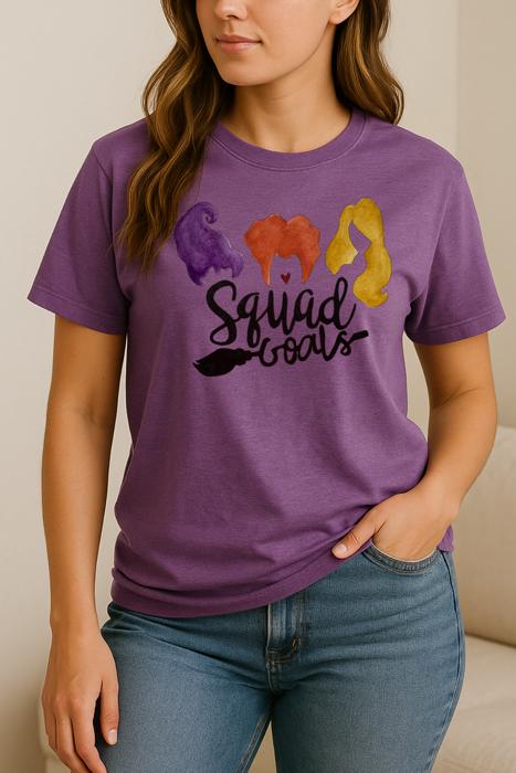 Squad Goals Graphic Tee, Halloween Shirt