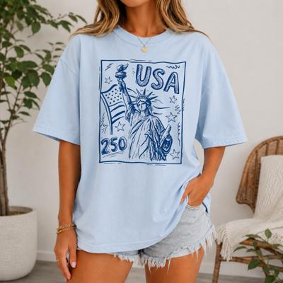 USA Liberty Graphic Tee, Comfort Color Tee
