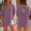  Be Still Oversized Tee, Comfort Color, Christian Tee, Beach Vibe