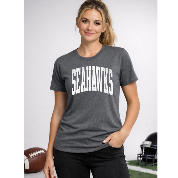 Seahawks Team Graphic Tee, Super Bowl Shirt, Football Team, Bella Canvas