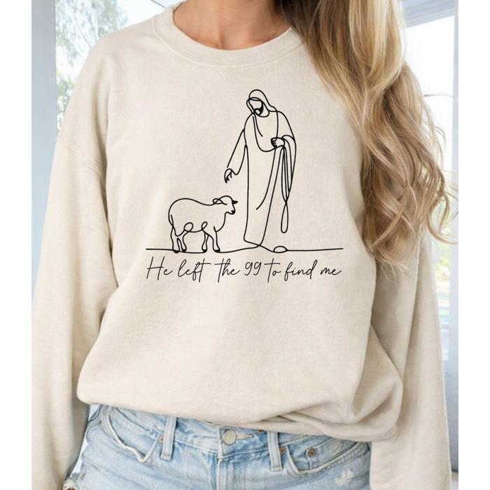 He Left The 99 Graphic Sweatshirt