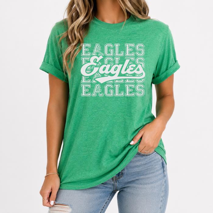 Retro Eagles  Mascot Graphic Tees, Game Day Tees, Team Shirt