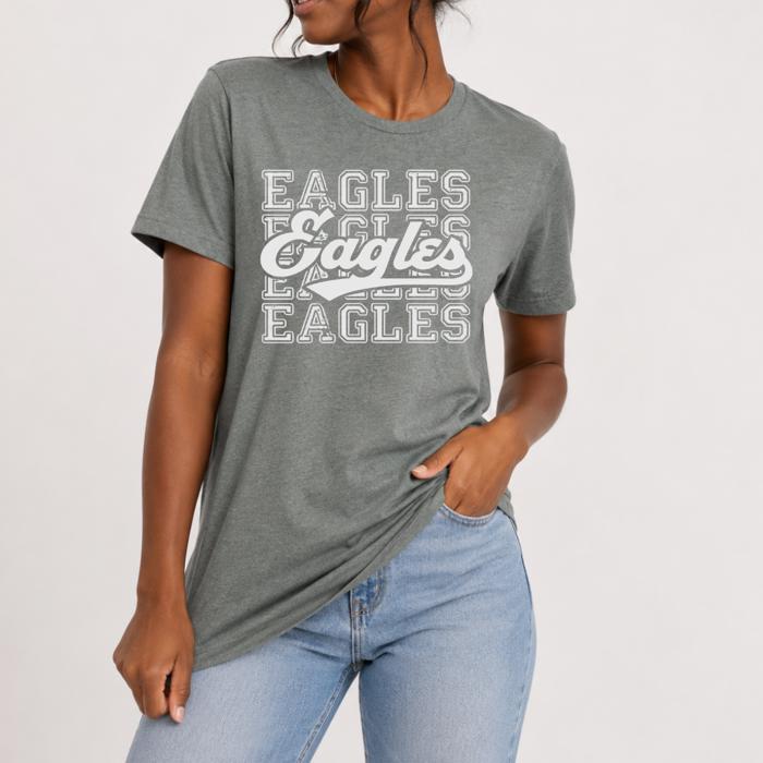 Retro Eagles  Mascot Graphic Tees, Game Day Tees, Team Shirt