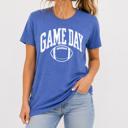  Game Day Football Shirt, Football Season Tee, Game Day Shirt, Football Mom Tee, Tailgate Shirt, Bella Canvas Football Tee