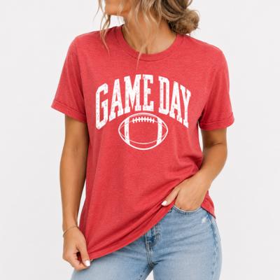Game Day Football Shirt, Football Season Tee, Game Day Shirt, Football Mom Tee, Tailgate Shirt, Bella Canvas Football Tee