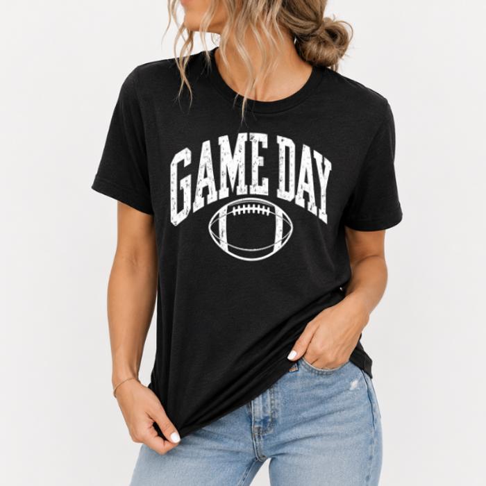 Game Day Football Shirt, Football Season Tee, Game Day Shirt, Football Mom Tee, Tailgate Shirt, Bella Canvas Football Tee