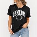  Game Day Football Shirt, Football Season Tee, Game Day Shirt, Football Mom Tee, Tailgate Shirt, Bella Canvas Football Tee