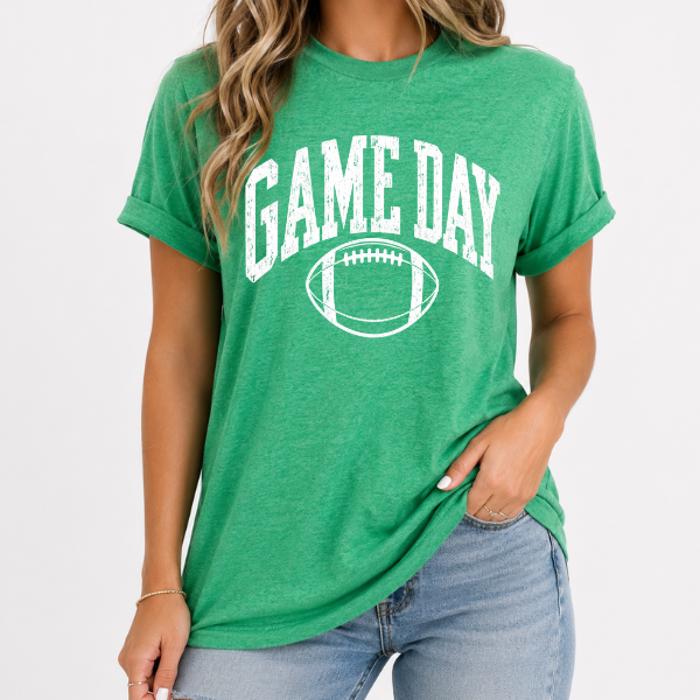 Game Day Football Shirt, Football Season Tee, Game Day Shirt, Football Mom Tee, Tailgate Shirt, Bella Canvas Football Tee
