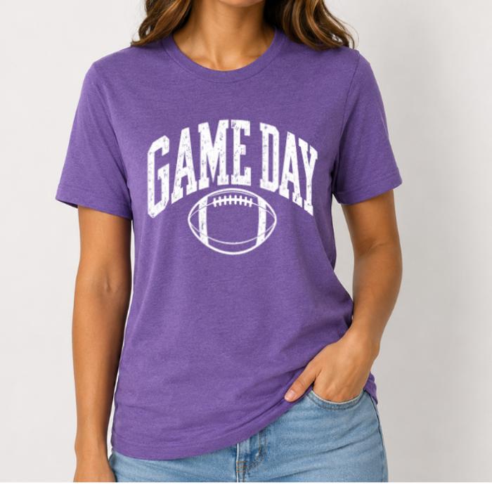 Game Day Football Shirt, Football Season Tee, Game Day Shirt, Football Mom Tee, Tailgate Shirt, Bella Canvas Football Tee