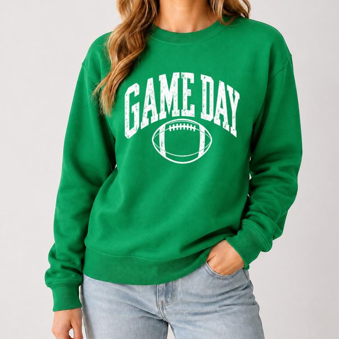Game Day Sweatshirt, Football Crewneck, Team Spirit Shirt, Tailgate Outfit, Unisex Sports Sweatshirt