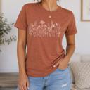  Wildflowers Graphic Tee, Bella Canvas Tee