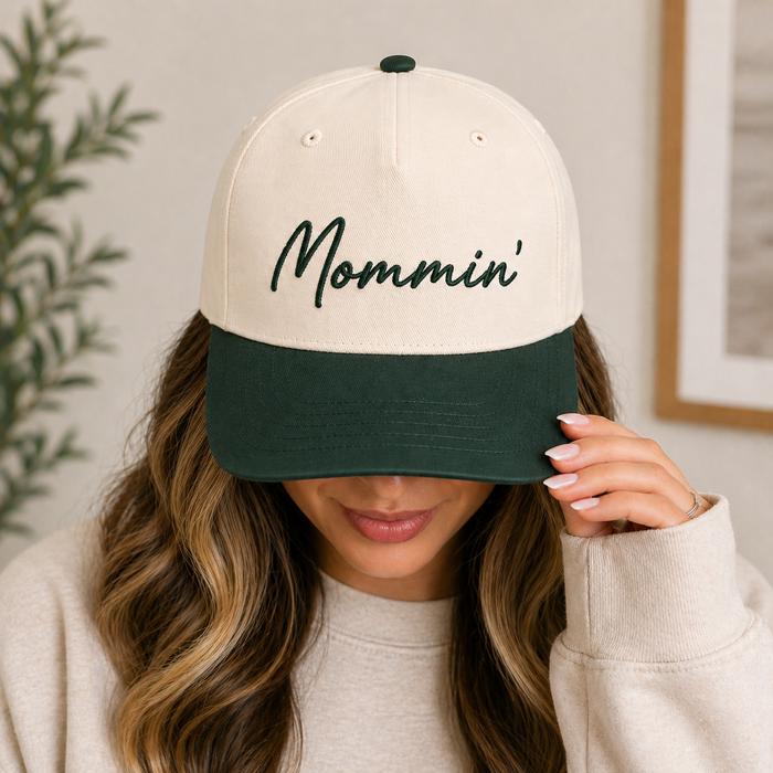 Embroidered  Mommin' Baseball Cap