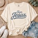  Christian Shirt, Team Jesus Tee, Comfort Colors Tee