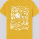  Game Day Vibes Oversized Tee, Comfort Color Tee